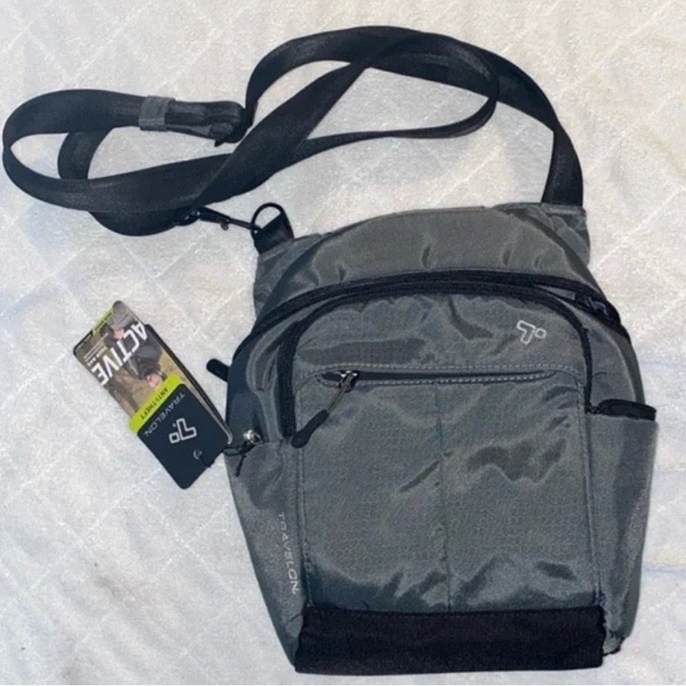 Travelon Anti-Theft Active Tour Bag  / Charcoal